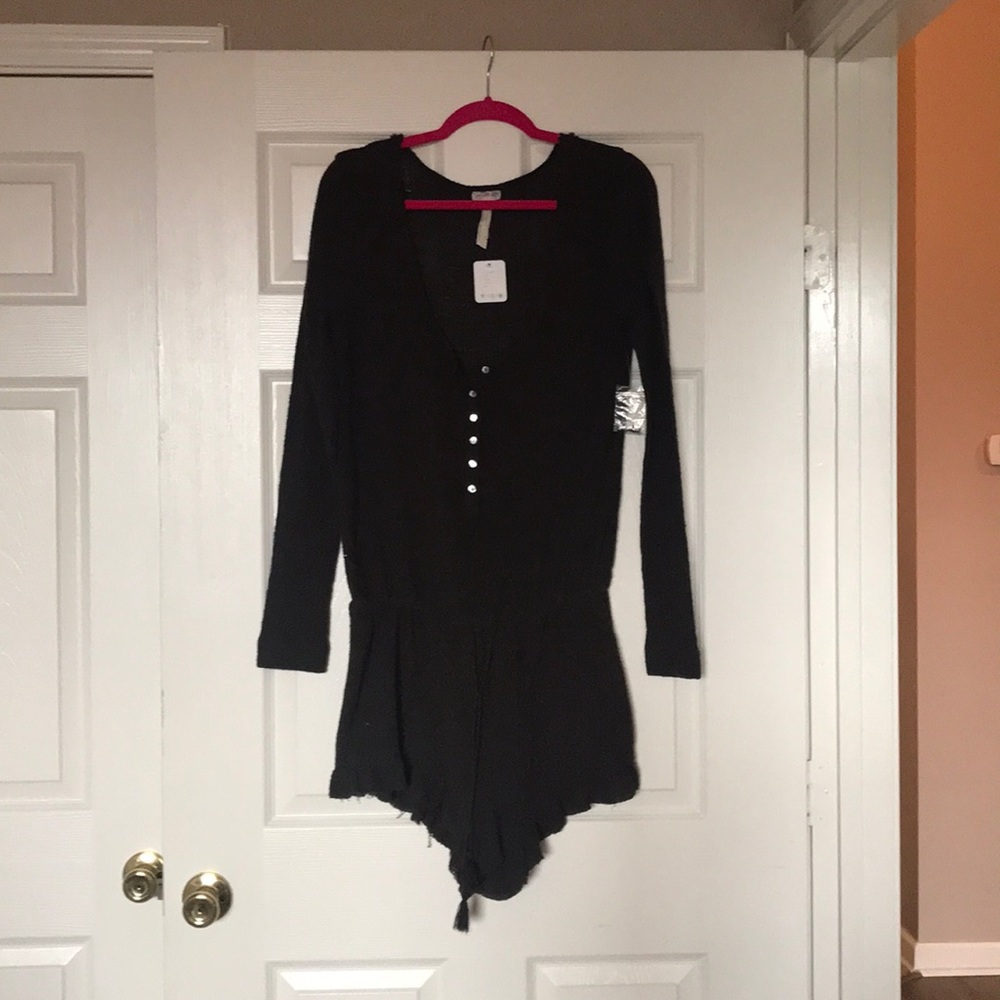 Free People gauze romper